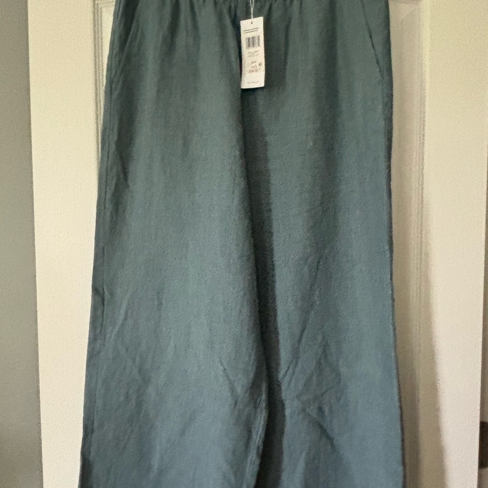 Eileen Fisher Blue linen pant